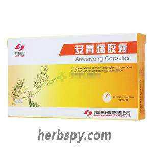 ANWEIYANG CAPSULES for gastric and duodenal bulb ulcers